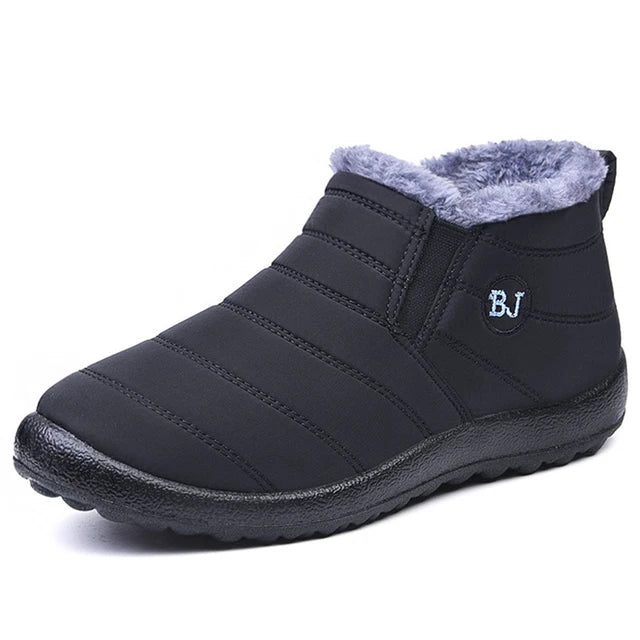 Botas de neve impermeáveis masculinas, sapatos ao ar livre do exército, calçado de trabalho, caminhadas, inverno